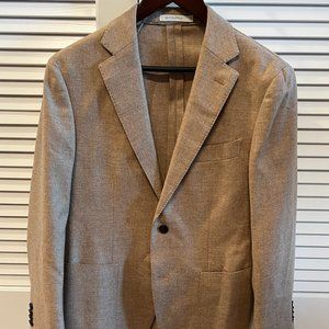 SuitSupply Tan Camel Blazer, Havana Fit, Size 38S